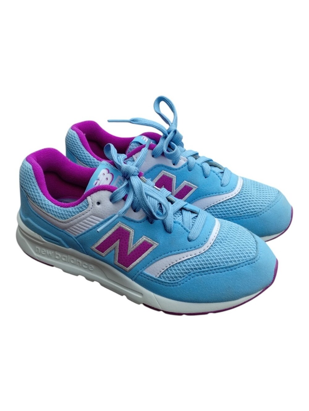 New Balance Kids 997H Sneakers Blue Purple Boys Girls Size 3 Big Kid Lace Up